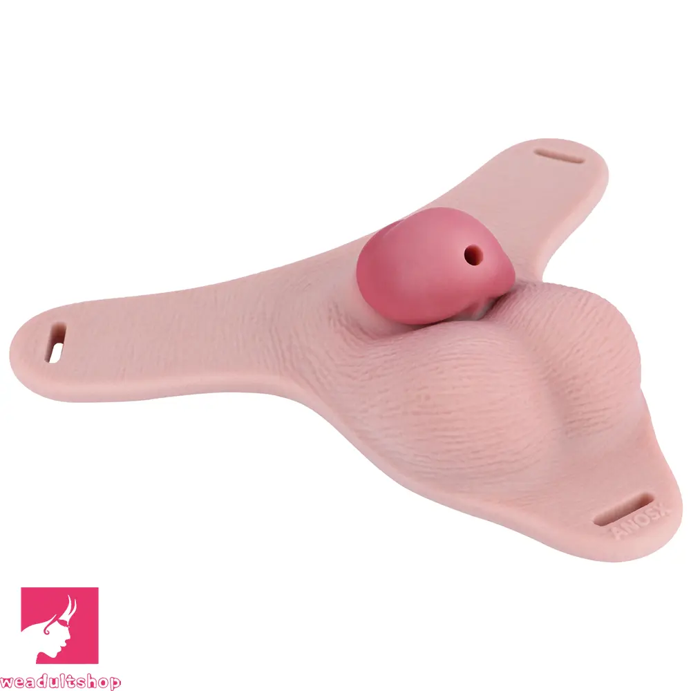 3.34in Real Hollow Chastity Cage Dildo For Prostate Hands-free Using Sex