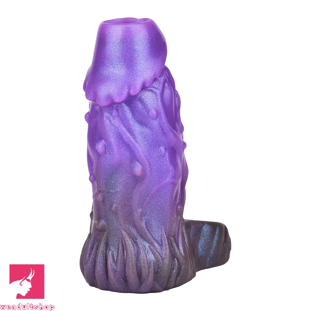 5.78in Beast Creature Fantasy Hollow Dildo Sleeve For Cock Enlargement