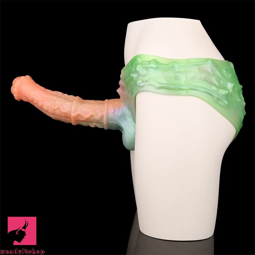 11.02in Horse Big Monster Hollow Dildo Harness Pants Strap on Dildo Cock