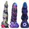 8.58in 9.2in 11in Silicone Fantasy Creature Big Dildo With Real Double Eyes