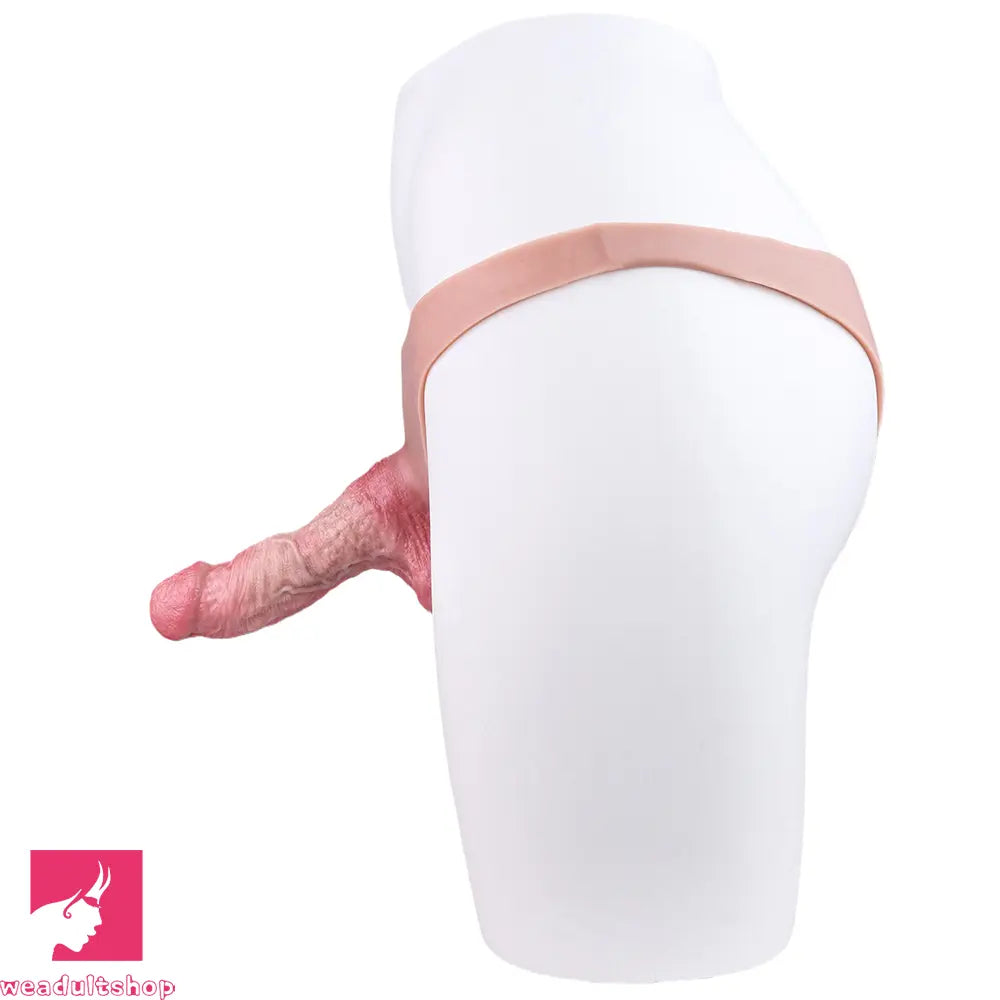 7.36in Hollow Strap on Dildo Panty With Realistic Skin Texture Pleasure
