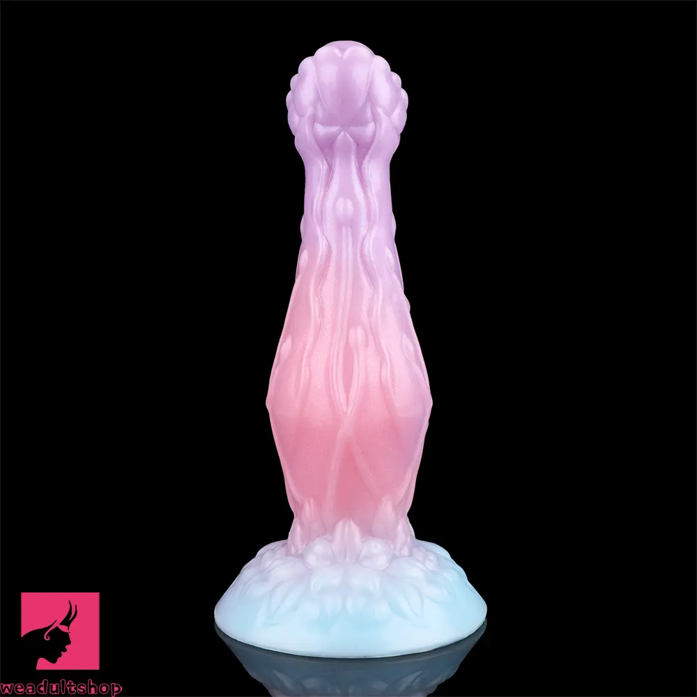 8.3in Inflatable Silicone Soft Fantasy Dildo Adult Toy For Gay Men Cock
