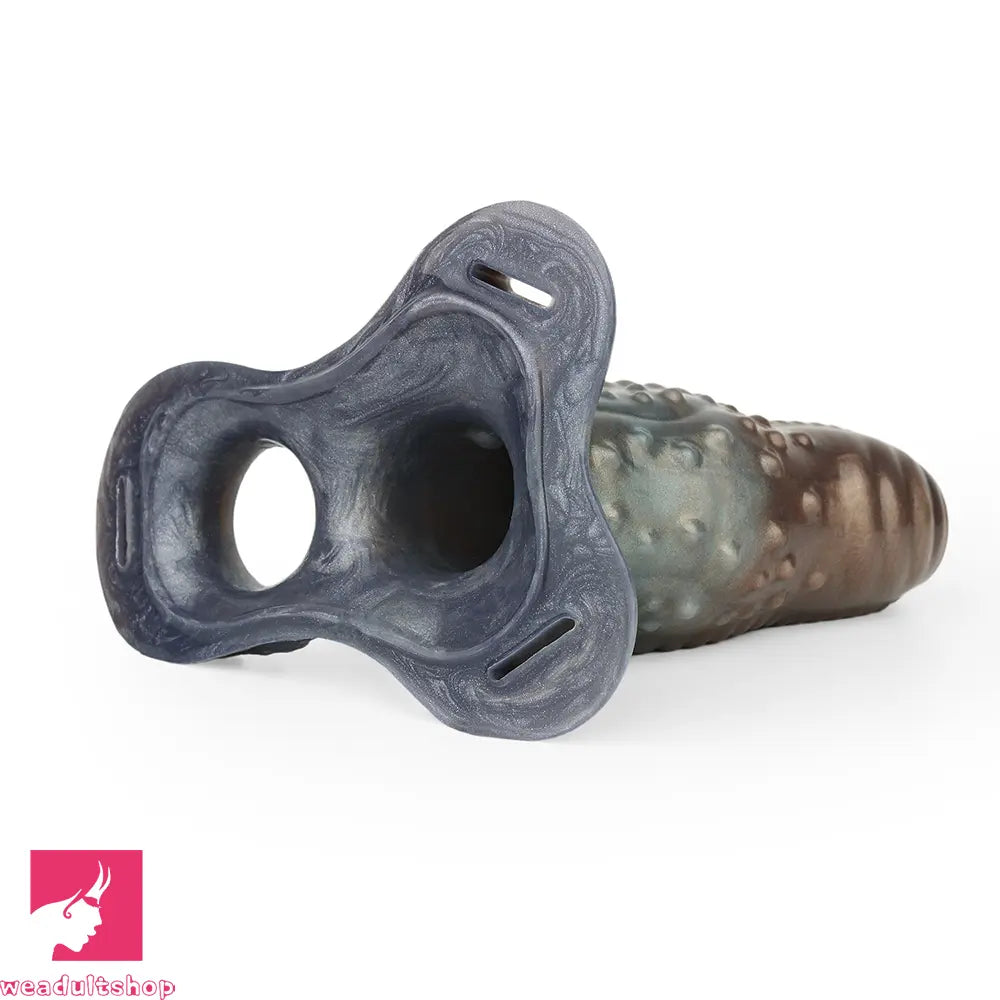 4.02in 4.76in 6.06in 6.69in Tentacle Strap on Hollow Penis Sleeve Dildo