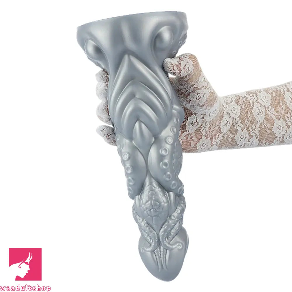 6.69in 9.05in 11.02in Dragon Tentacle Monster Silicone Butt Plug Solo Dildo