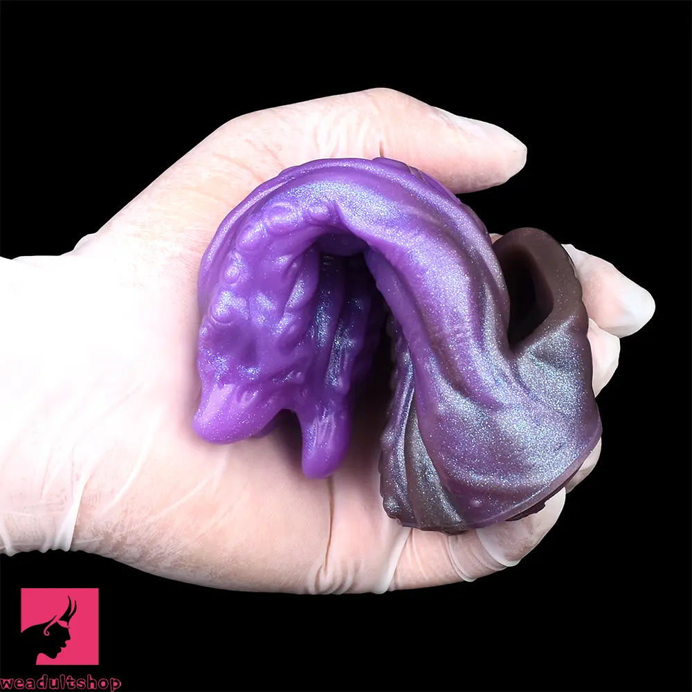 5.19in Dragon Tentacle Spiked Cock Creature Fantasy Hollow Dildo Sleeve