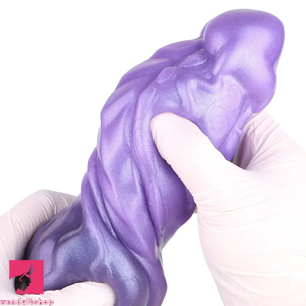 10.15in Dual Density Silicone Knot Monster Dildo G-Spot Anal Love Toy