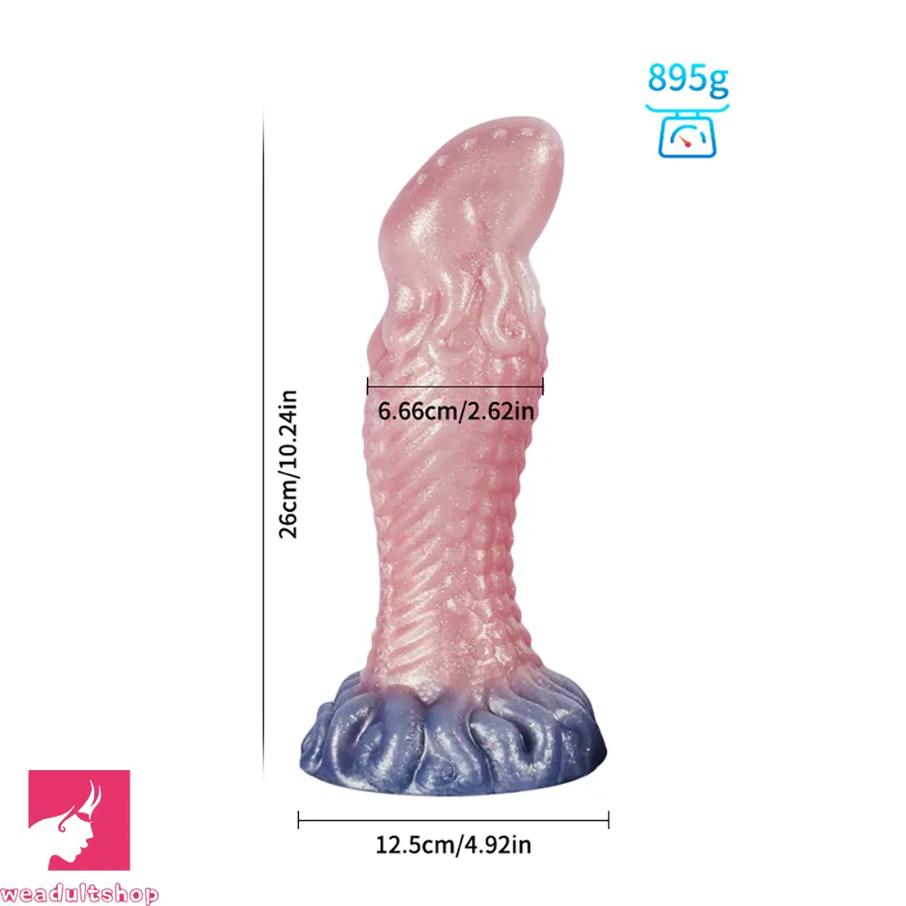Fantasy Monster Dog Knot Female Soft Silicone Anal Plug Dildo For Prostate