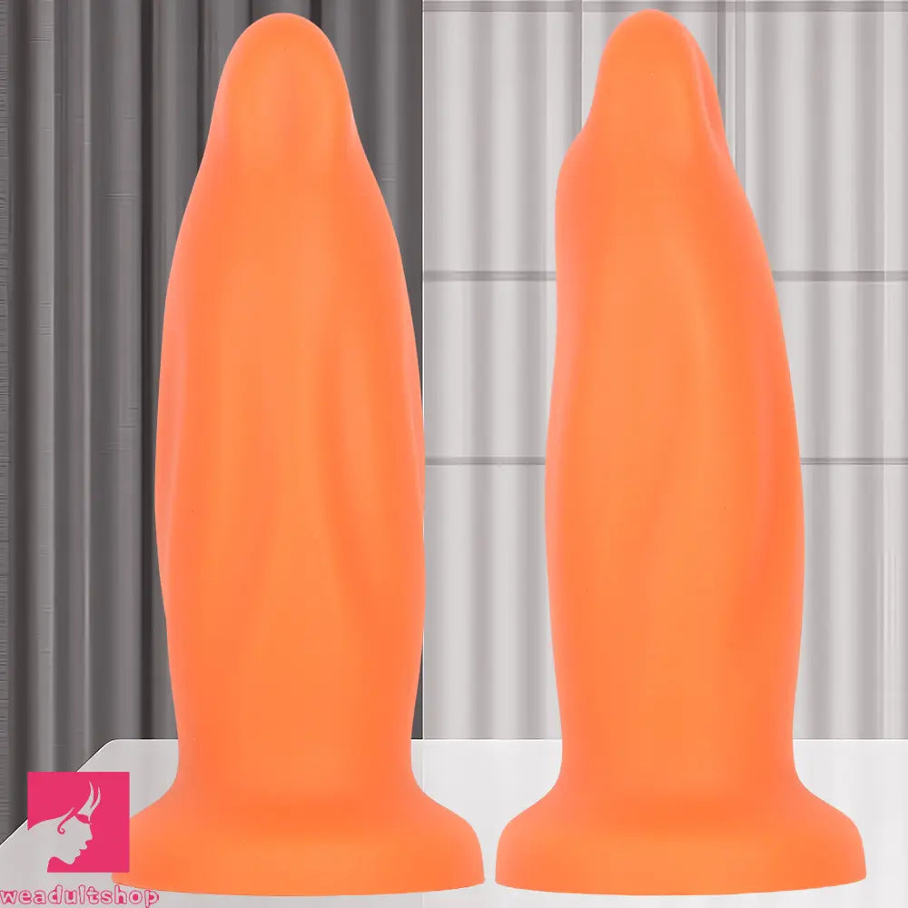 7.67in Liquid Silicone Thick Soft Dolphin Animal Dildo For Cock Orgasm