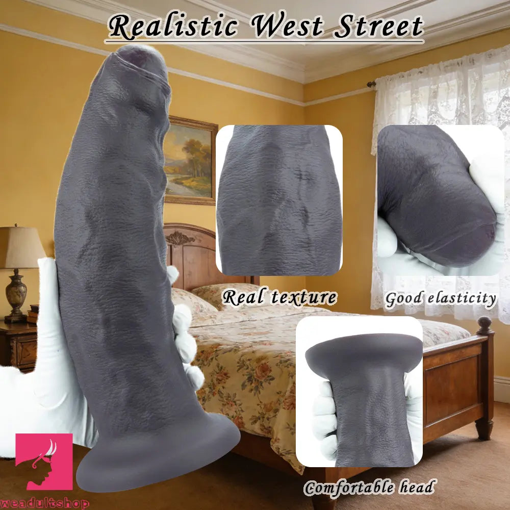 9.06in 10.63in 12.6in Uncut Big Realistic Penis Dildo Couple Sex Adult Toy