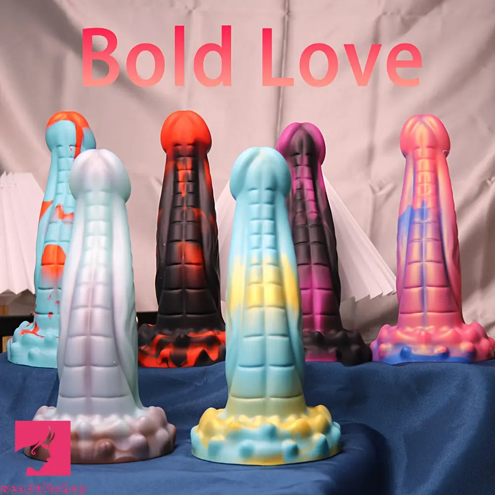8.3in Big Soft Silicone Dragon Monster Dildo For Women Couples Clit