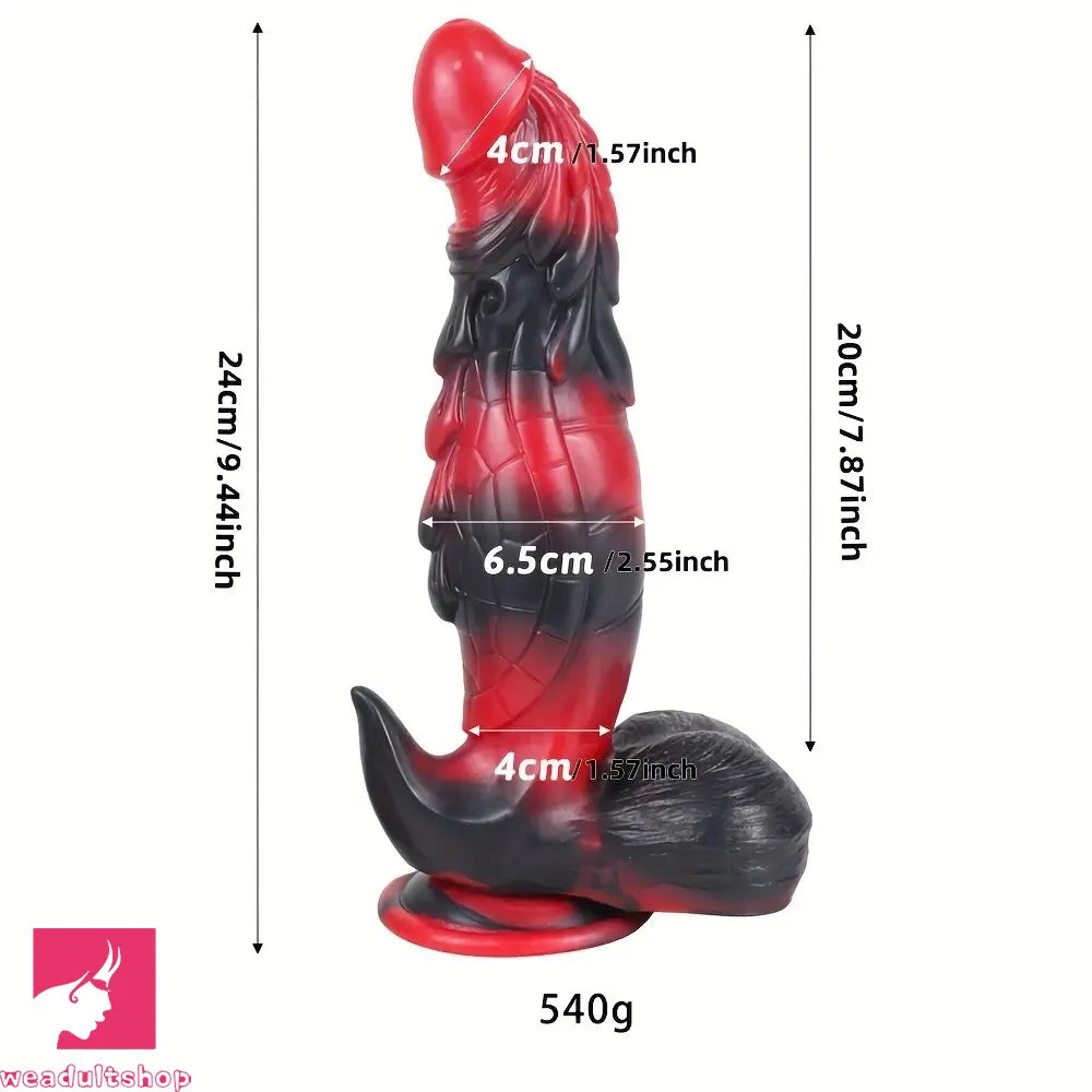 9.44in 9.64in Fantasy Odd Silicone Soft Big Dildo For Women Cock Orgasm