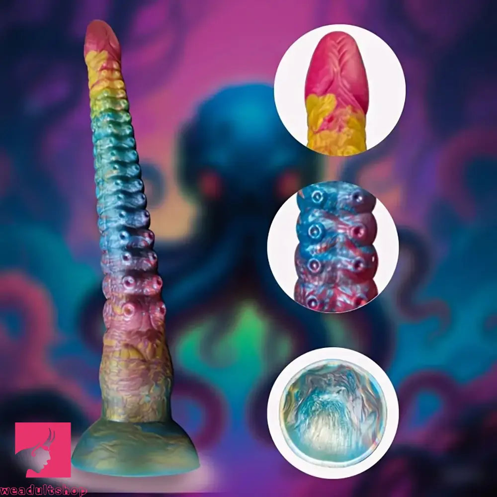 11.42in Octopus Tentacle BDSM Toy Male Female Anal Dildo Prostate Sex Toy