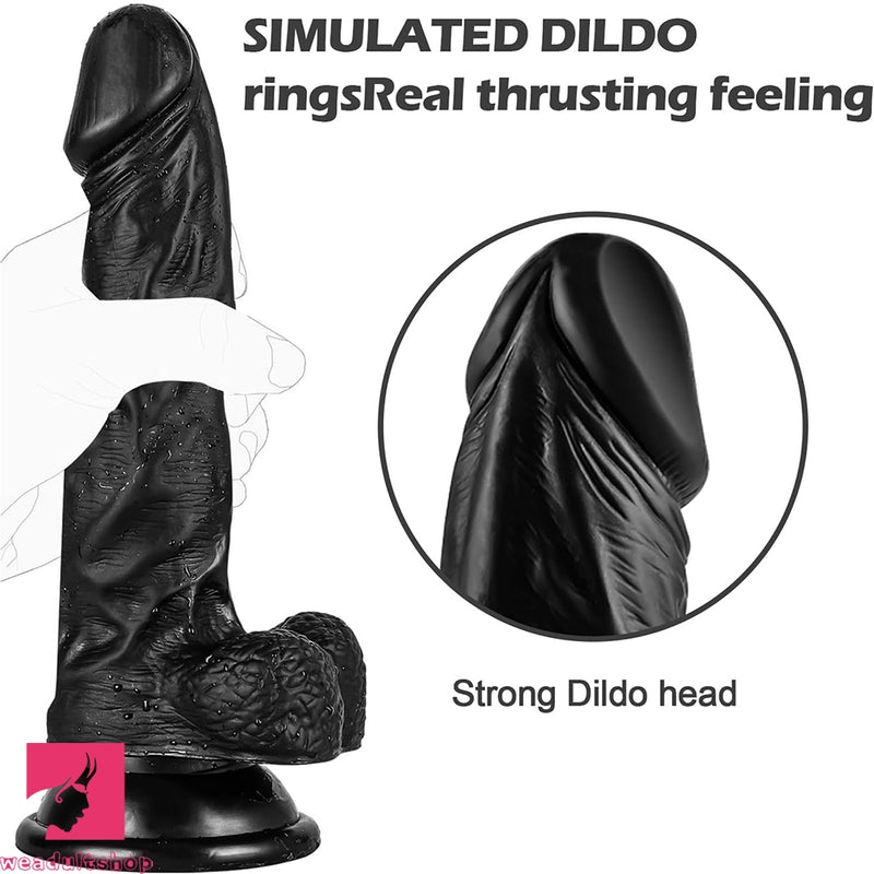 7.68in Realistic Dildo Female Vagina G-spot Stimulator Vaginal Massager