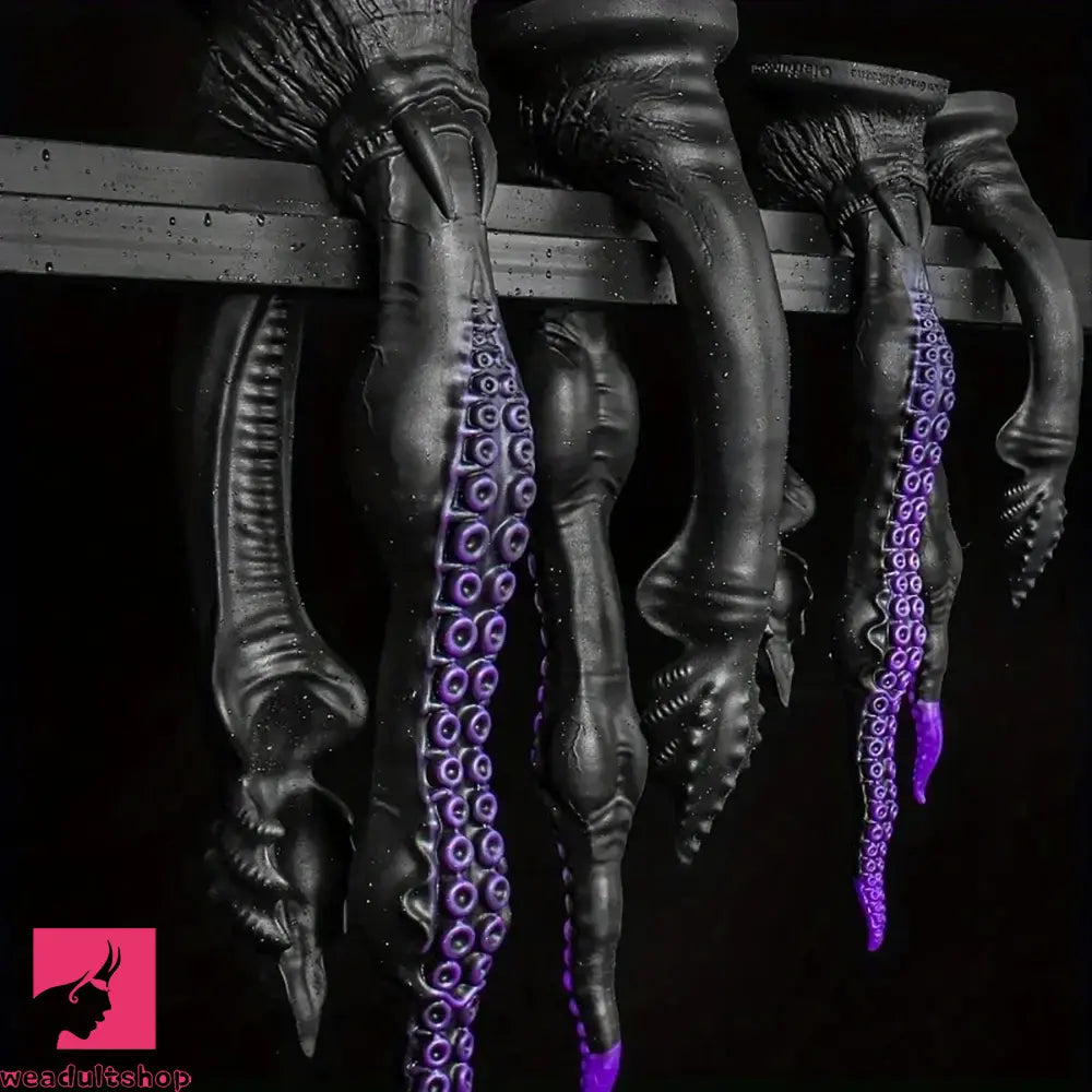 16.53in Tentacle Odd Cock Silicone Dual-Headed Monster Suction Cup Dildo