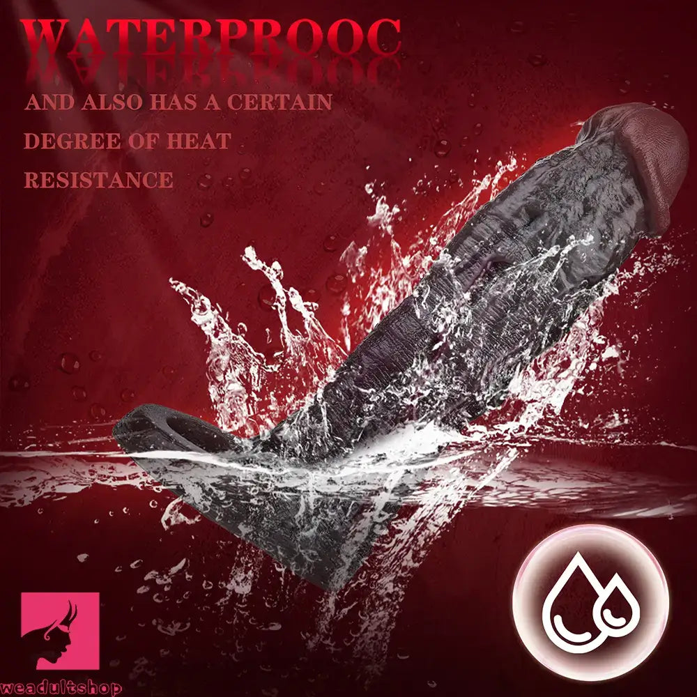 9.06in Elastic Penis Ring Dildo Sleeve For Male Couples Durable Sheath