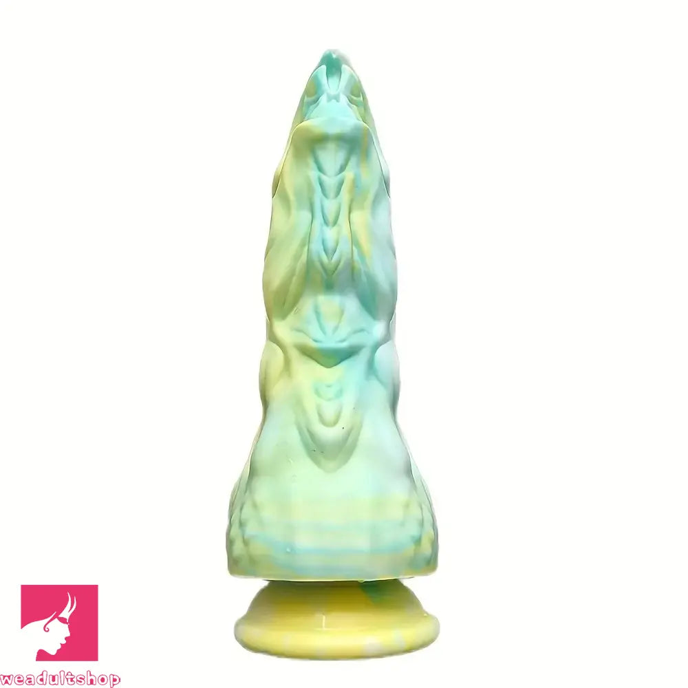 9.06in Fantasy Dragon Dildo Silicone Thick Large Dildo With Suction Cup