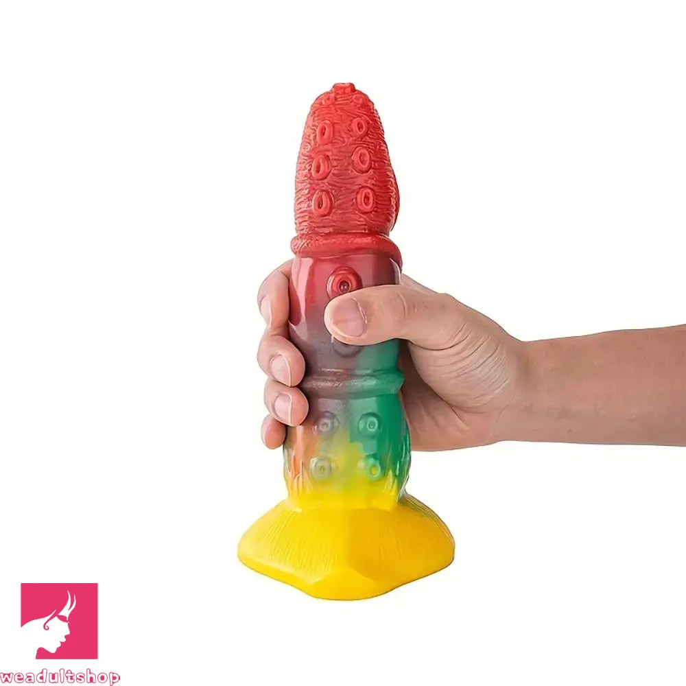 7.87in Colorful Silicone Simulation Special Fantasy Masturbator Tentacle Dildo