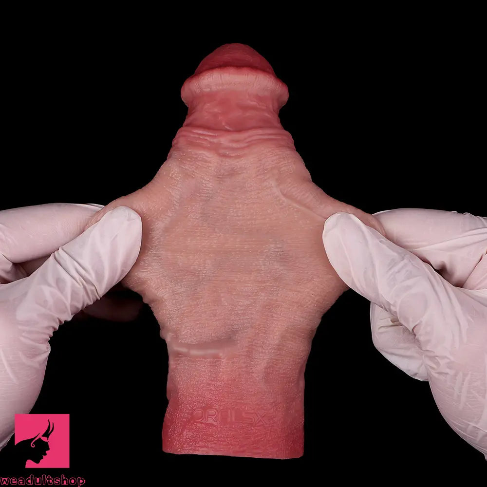 7.05in Realistic Soft Silicone Cock Ring Dildo For Lengthened Sex Toy