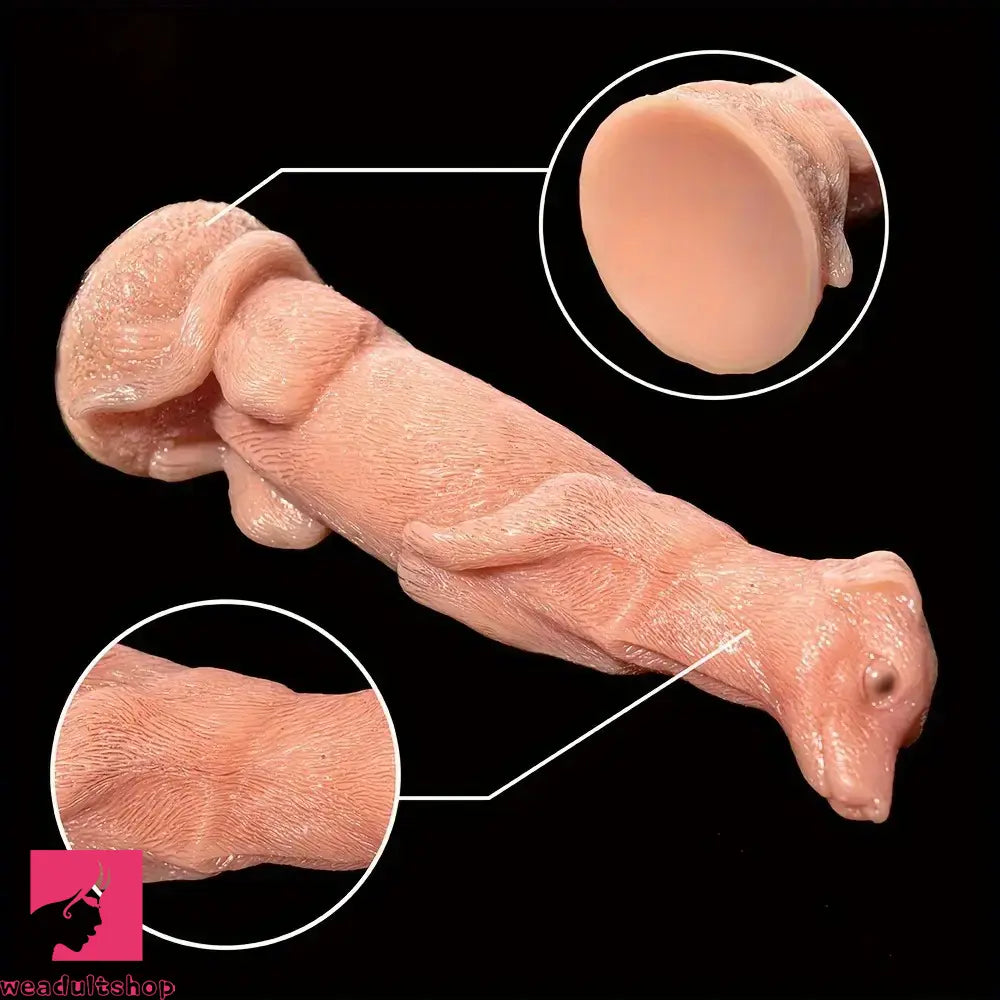 8.27in kangaroo Animal Silicone Soft Big Dildo Fantasy Odd Sex Toy For Clitoris