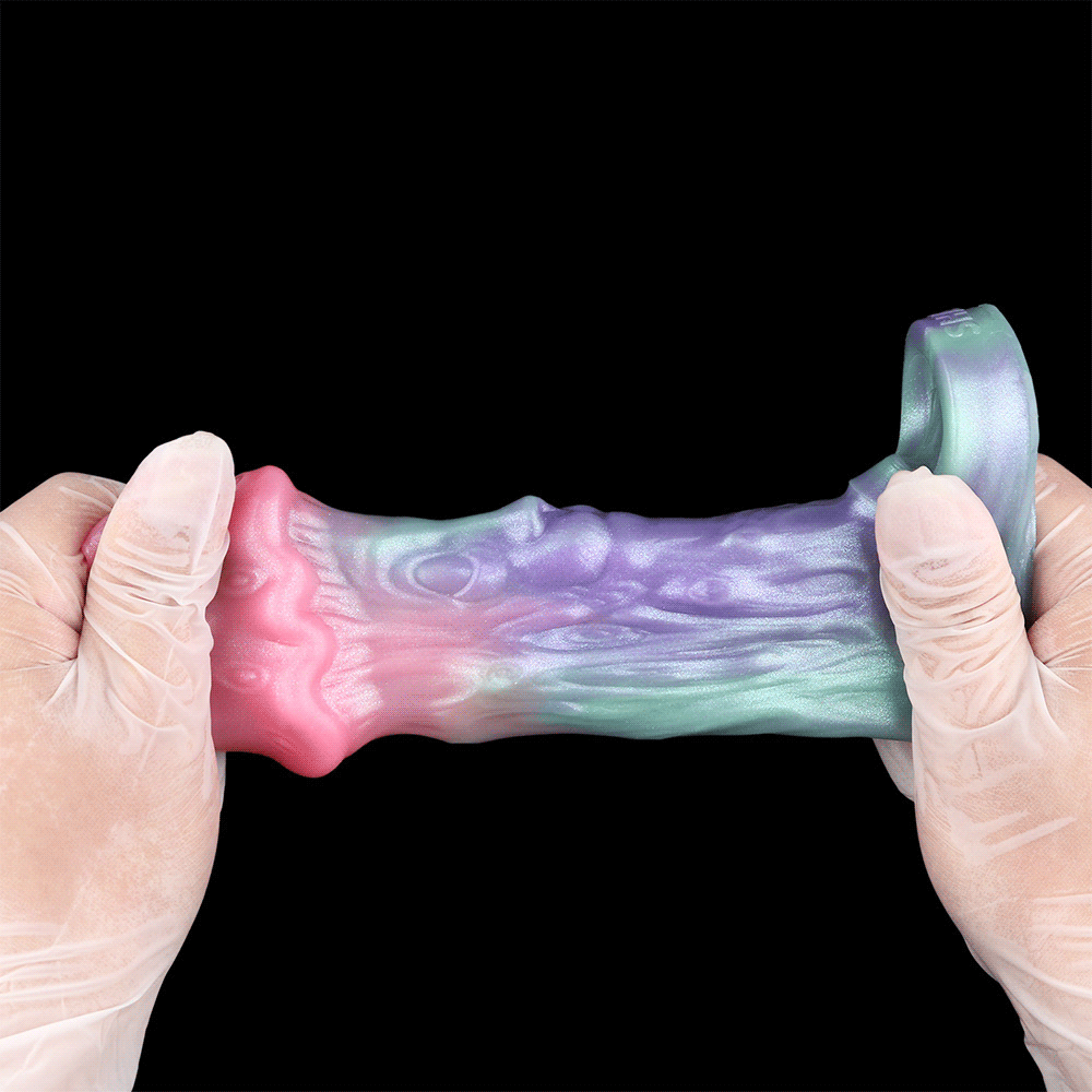 4.44in Spore Bloom SHAZ-3016 Fantasy Hollow Dildo Cock Sleeve Extension