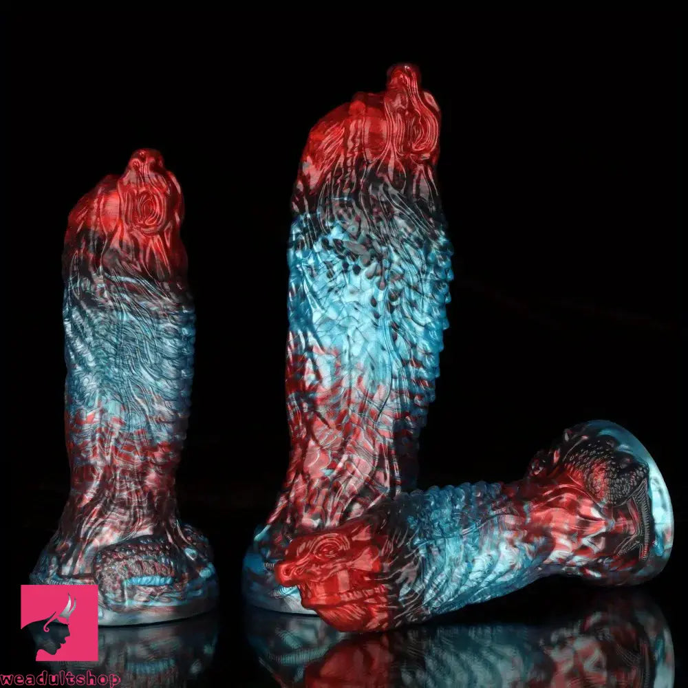 8.43in 10.23in Soft-on Hard Inside Silicone Fantasy Dragon Female Dildo