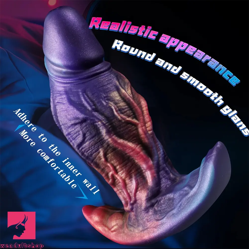 4.76in 5.92in 7.87in Wearing Anal Plug Mixed Color Dildo For Go Out Game