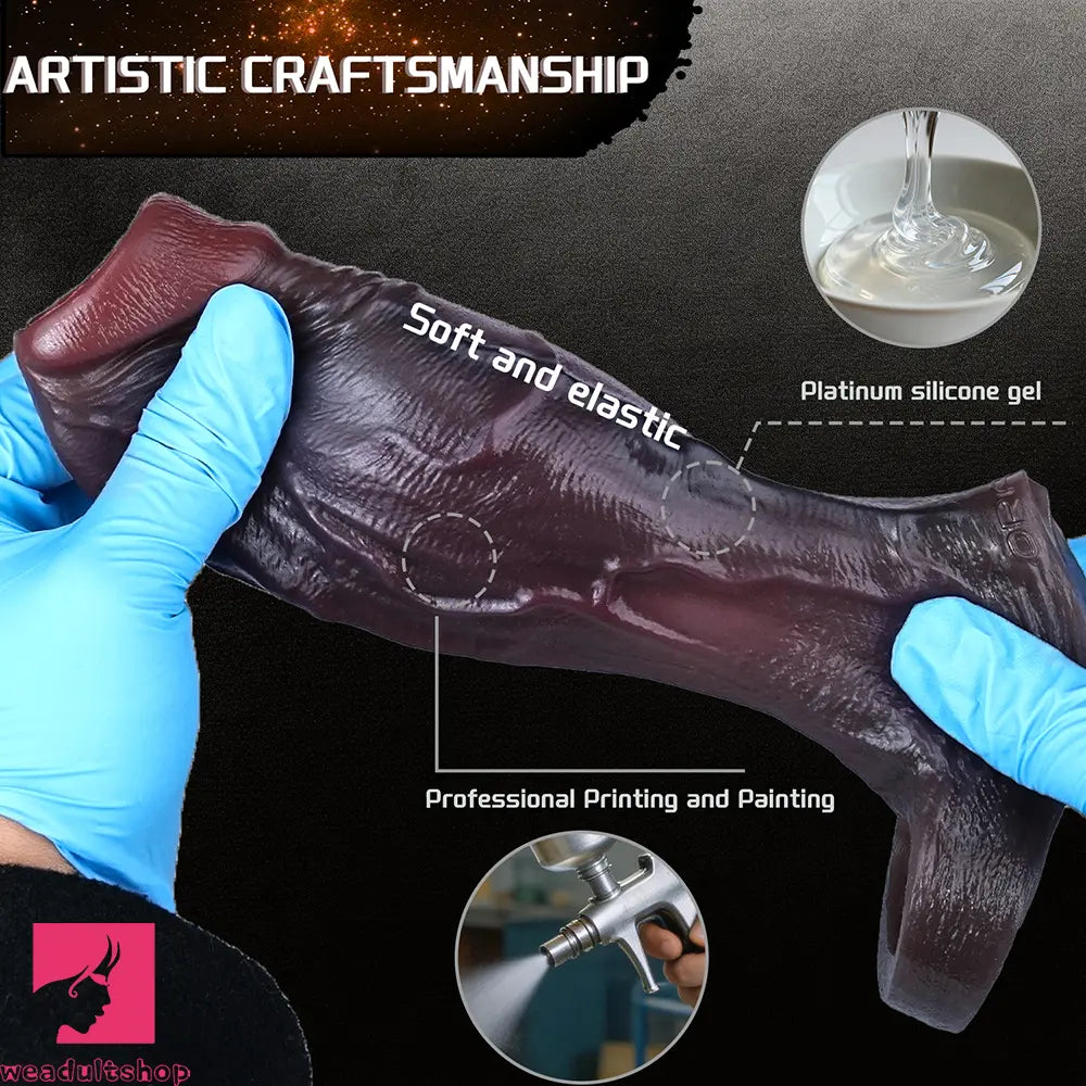 6.02in Platinum Silicone Soft Dildo Sleeve For Couples Male Adult Sex Toy