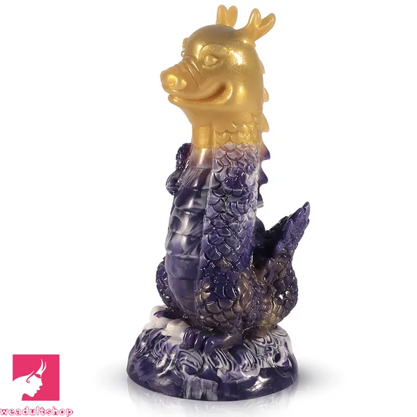7.87in Realistic Silicone Dragon Dildo For G-Spot Stimulating Ball-Free