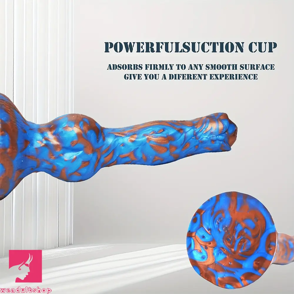 7.48in Fantasy Knot Dog Dildo For Women Silicone Thick Soft Lifelike Dildo