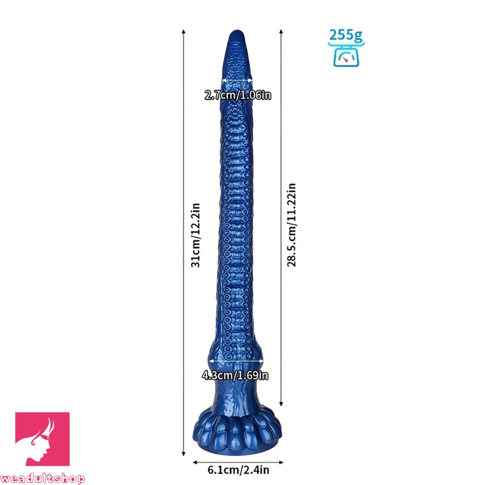 12.2in 16.41in Eels Tentacle Snake Long Huge Monster Silicone Clit Dildo