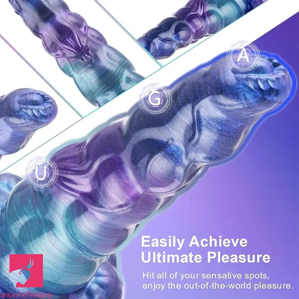 14.76in Super Huge Classic Realistic Fantasy Silicone Thick Couple Dildo