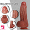 8.46in 9.45in Dual Density Silicone Soft Big Skin Dildo For Female Sex