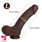 8.27in 9.84in Realistic Liquid Silicone Big Flexible Dildo For Adults