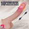 8.7in Automatic 10 Vibration Telescopic Modes Heated Remote Control Dildo