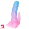 7.08in 9.05in Dinosaur Luminous Monster Soft Prostate Glowing Dildo
