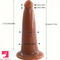 7.72in Mushroom Head Dildo Silicone Thick Simulation Cock Butt Plug