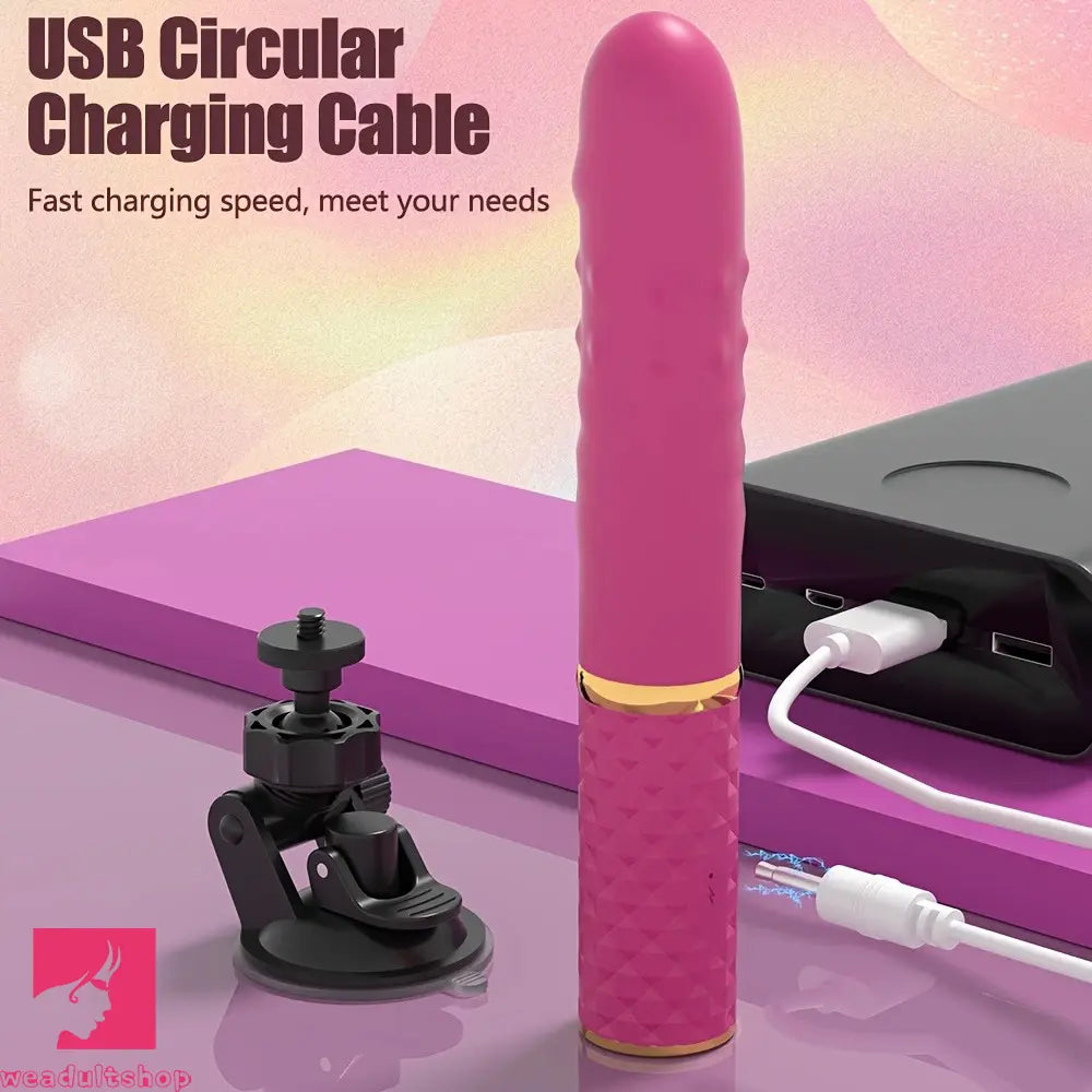 6.97in Small Size Automatic Vibrating Thrusting G Spot Dildo Machine