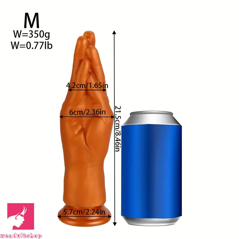 6.1in 8.46in 11.02in Realistic Arm Palm Shaped Dildo Silicone Fist Anal Dildo