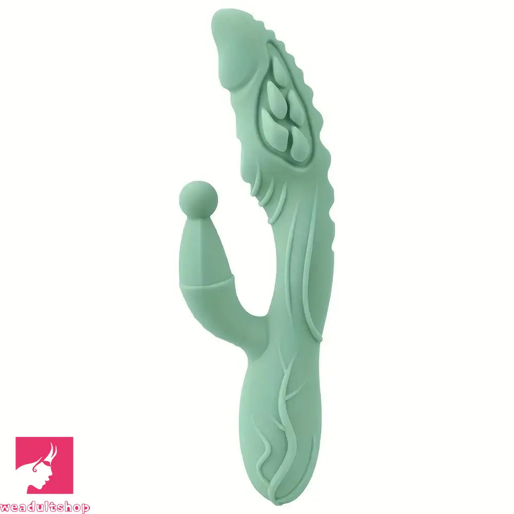 8.07in 7 Colors Vaginal Rods Liquid Silicone Female Soft Dildo With Handle