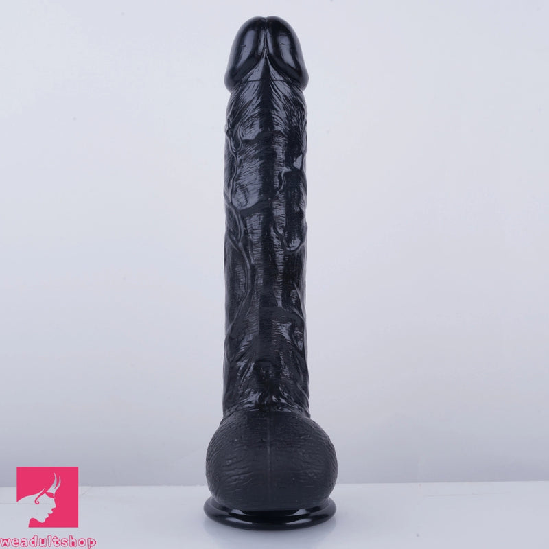 11in PVC Big Dildo Real Man Penis Huge Dildo For Women G-spot Clit Anus