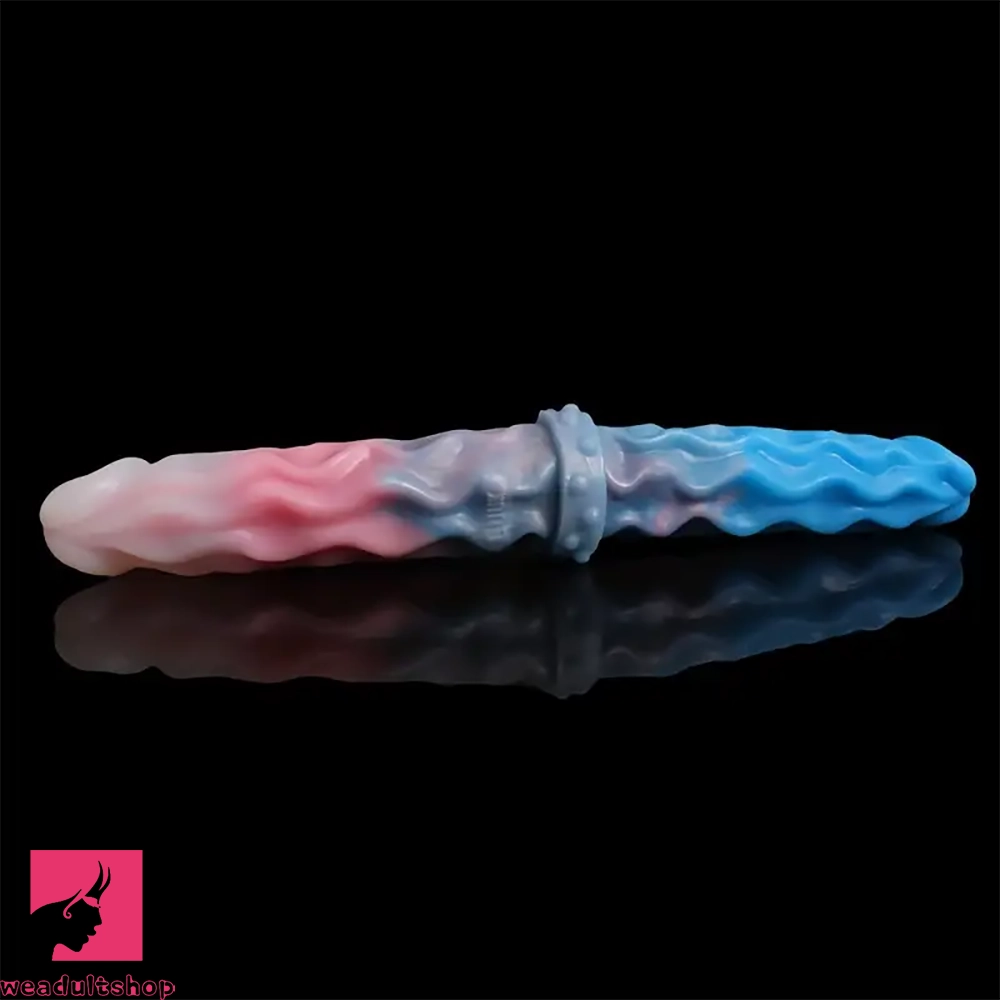 12.59in Silicone Soft Big Dual-Ended Dildo For Intimate Sex Massaging
