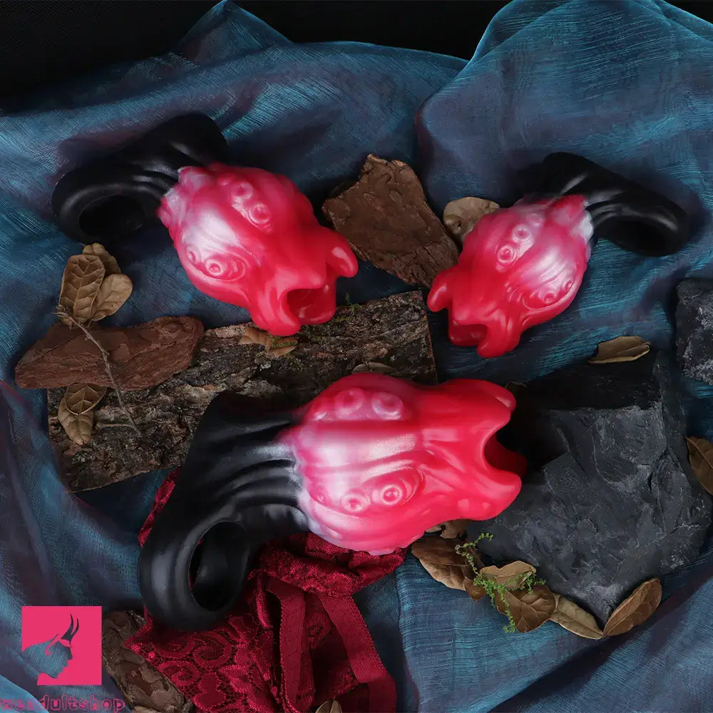 4.4in 5.11in 5.86in Fantasy Tentacle Silicone Dildo Sleeve Crown Top Quality