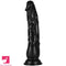 8.6in PVC Big Black Dildo Penis Adult Toy For Couples Clitoral Stimulator
