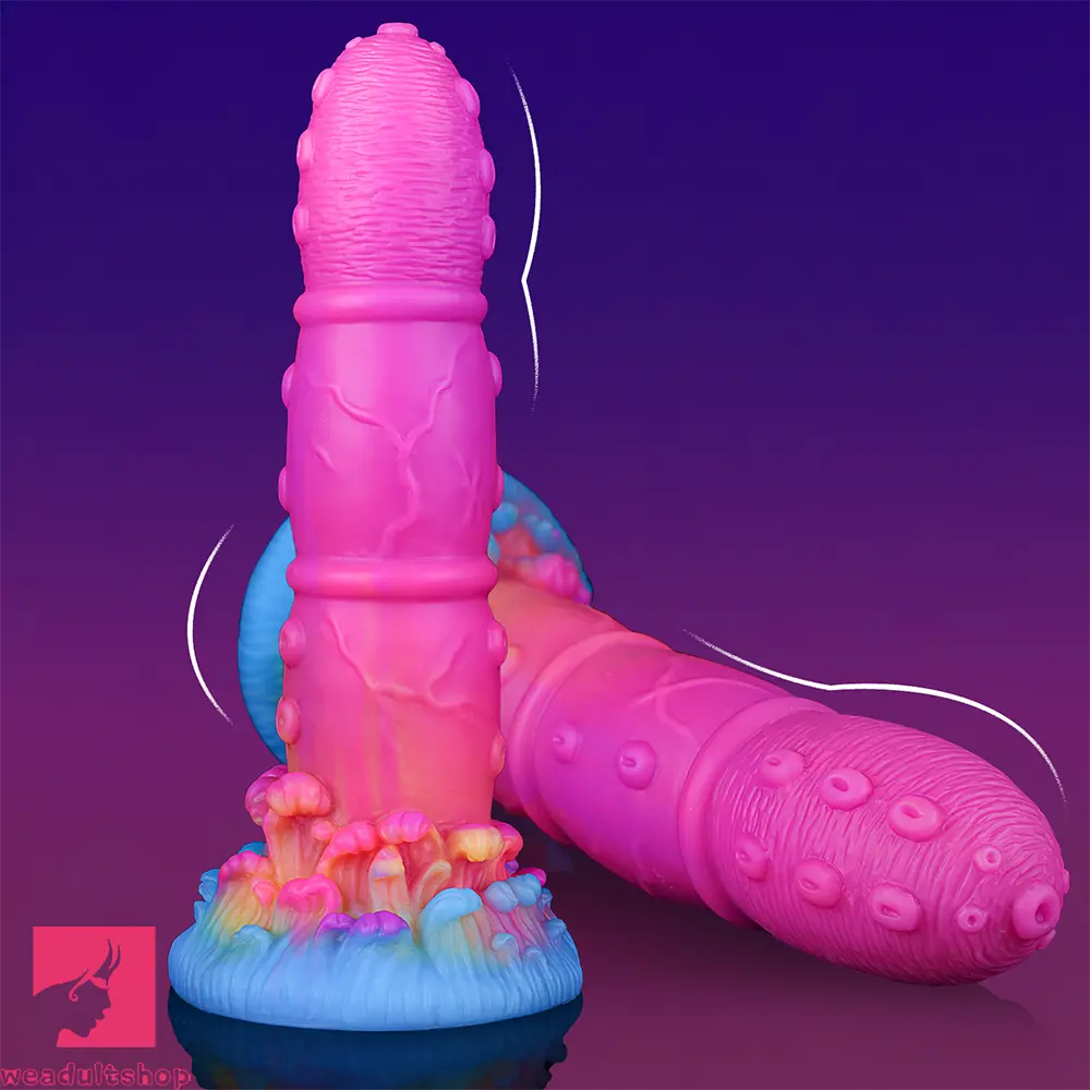 7.68in Liquid Silicone Soft Fantasy Odd Dildo For Women Vaginal Cock
