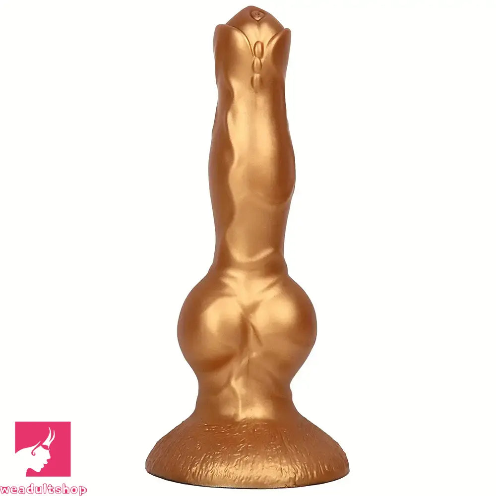8.36in Silicone Large Thick Knotty Dog Soft Dildo For Sensual Pleasure Cock