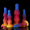 8.34in 9.6in 10.78in 12.12in Silicone Double Dilation Alien Dog Big Dildo