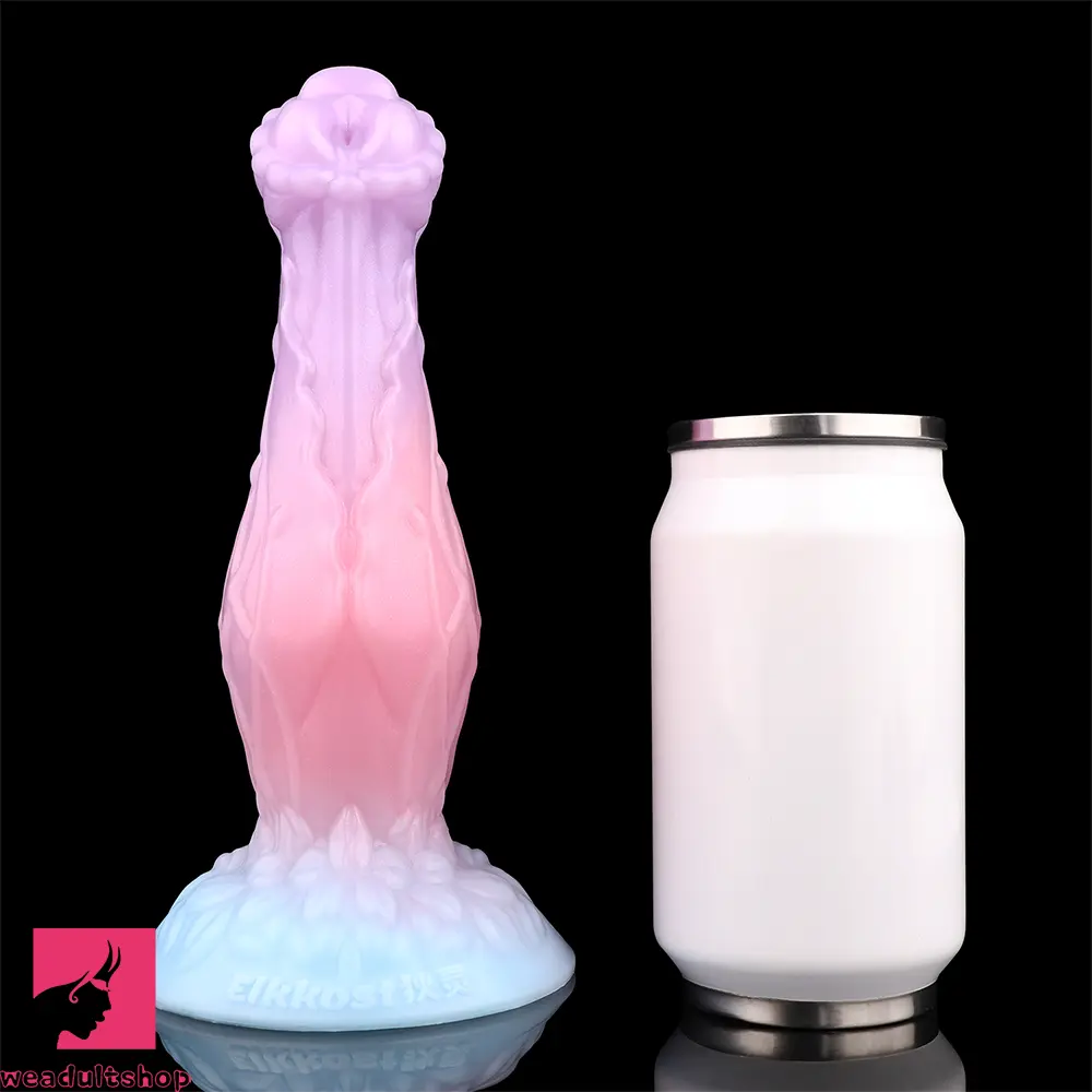 8.3in Inflatable Silicone Soft Fantasy Dildo Adult Toy For Gay Men Cock