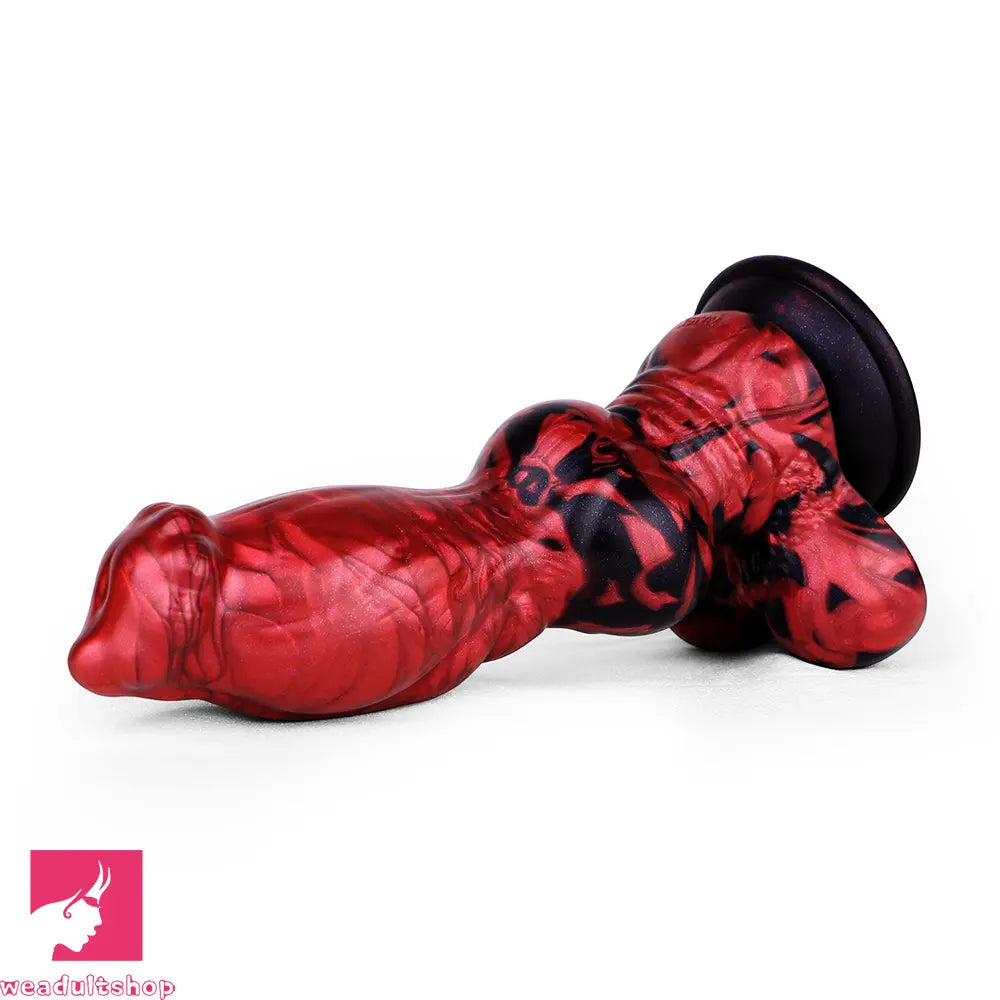 8.46in Dog Knot Super Realistic Texture Soft Deep Penetration Cock Sex Toy