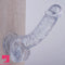 7.5in Curved PVC Female Masturbator Suction Cup Dildo Clitoral Stimulator