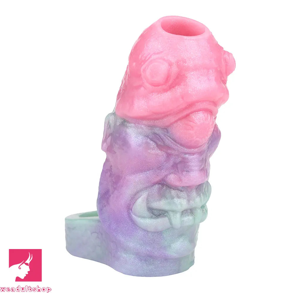 5.03in Velvet Pulse SHAZ-3019 Fantasy Hollow Dildo Sleeve Cock Extension